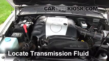 Transmission Fluid Level Check Kia Sportage (1995-2002) - 2002 Kia